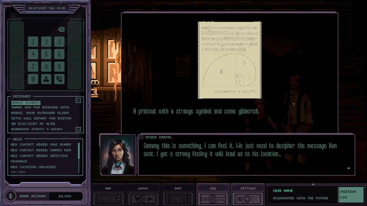 Chinatown Detective Agency: fibonacci spiral