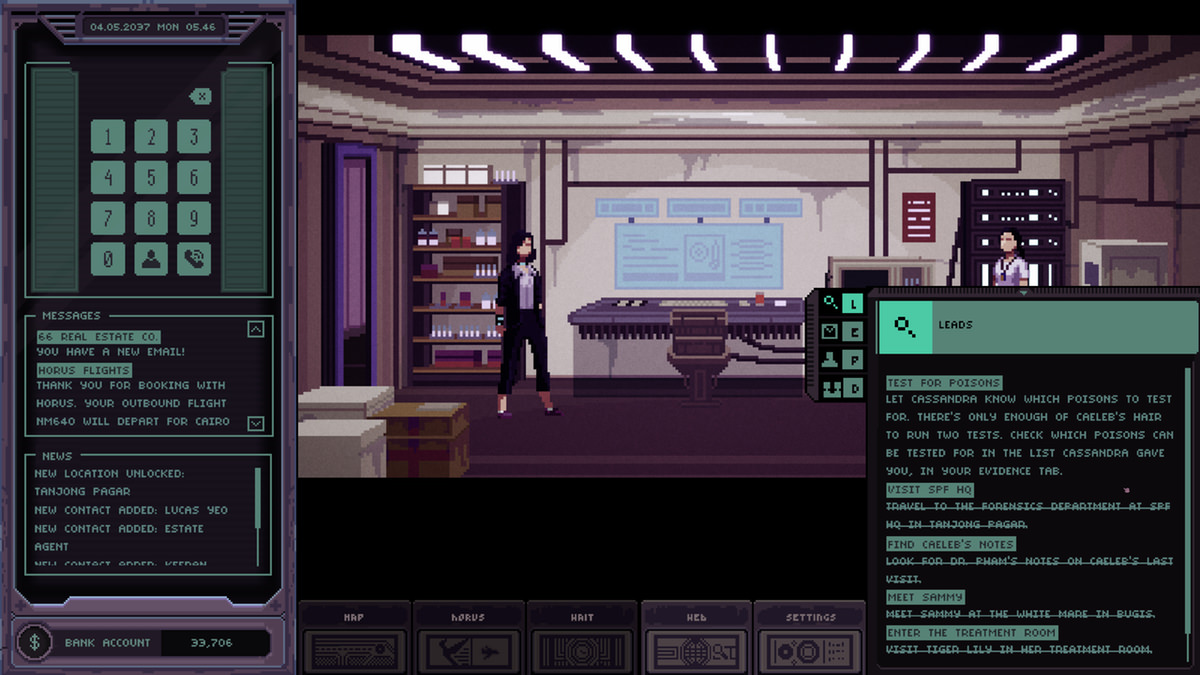 Chinatown Detective Agency: leads