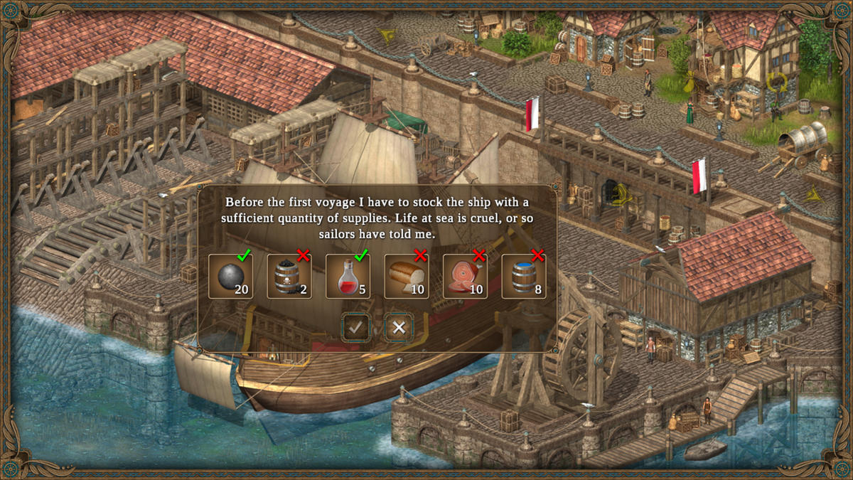 View closer Hero of the Kingdom II: ship