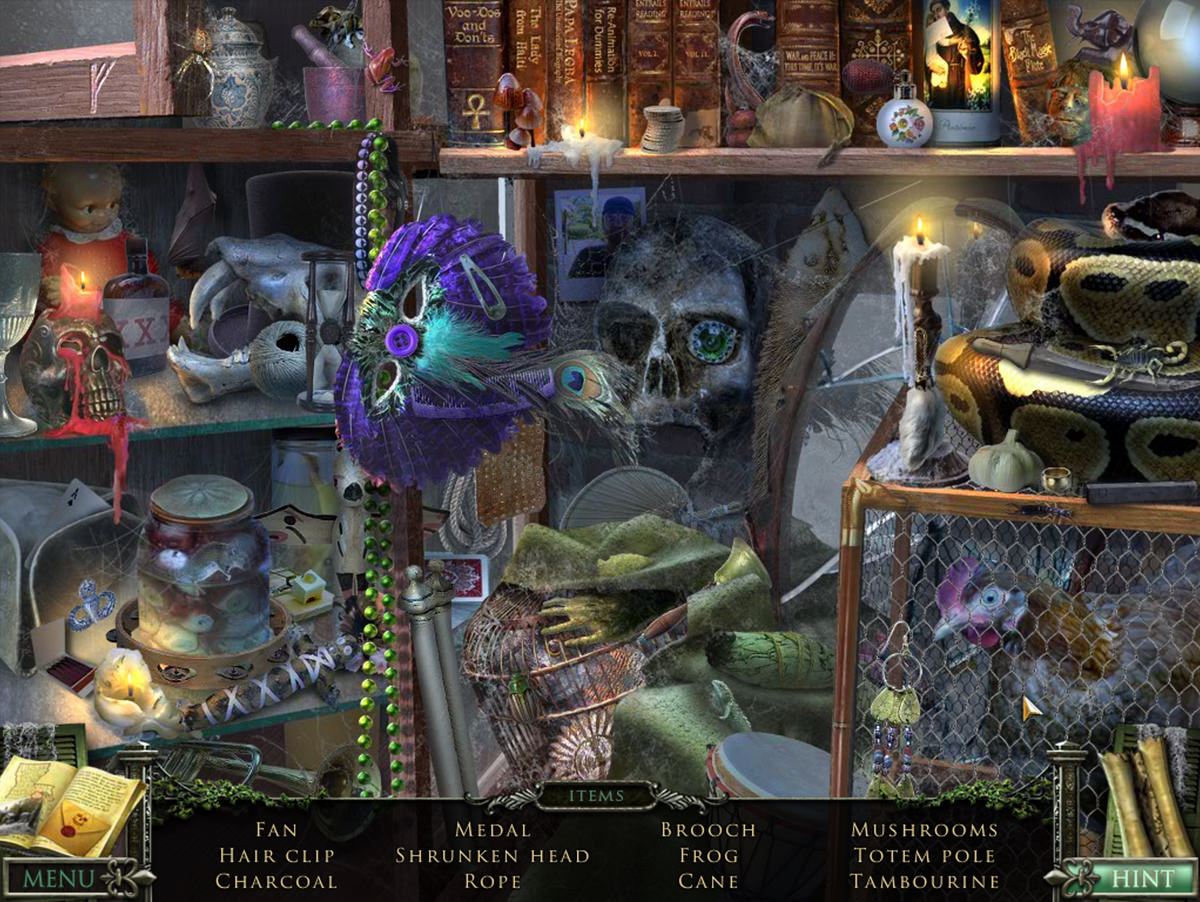 Mystery Case Files: 13th Skull – Voodoo shop search