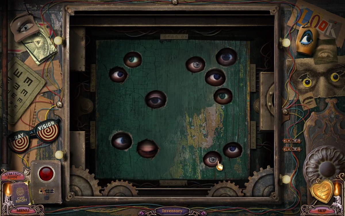 View closer Mystery Case Files: Escape from Ravenhurst Collector's Edition: eye puzzle
