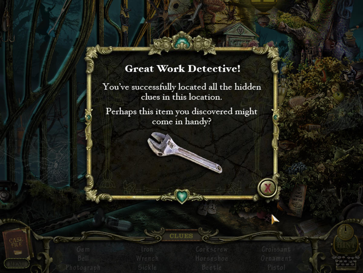 Mystery Case Files: Return to Ravenhurst – Wrench