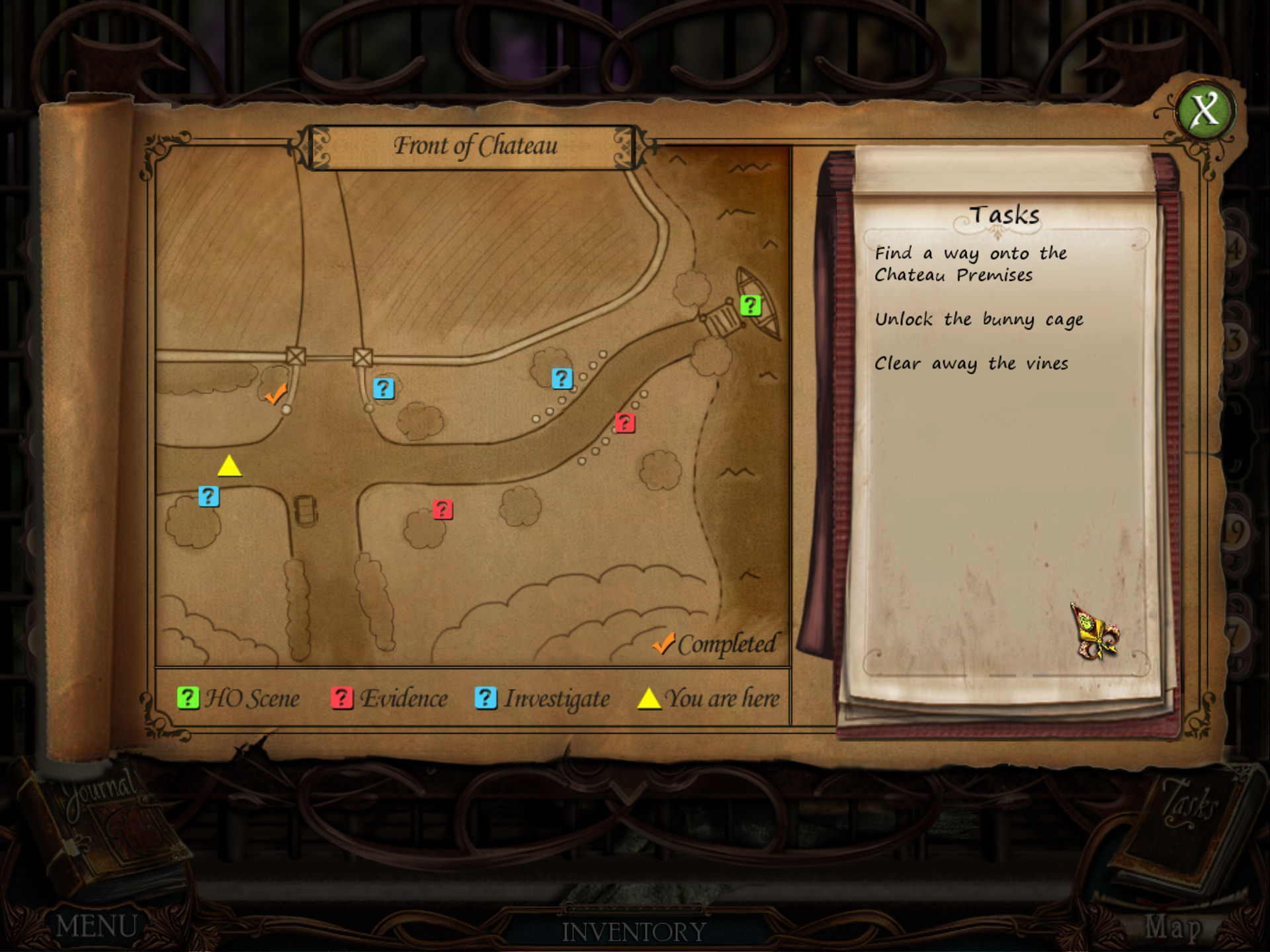 The Yellow Room: Map and Tasks
